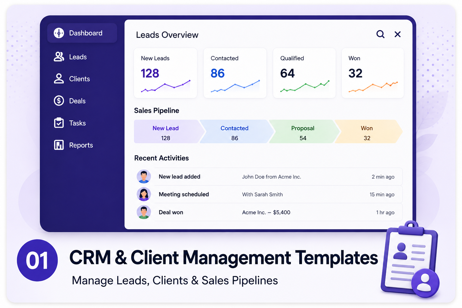 CRM & Client Management Templates